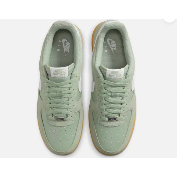 NEW Men's SIZE 12 Nike Air Force 1 '07 LV8 Jade Horizon/Summit White FQ8714 300 - Picture 4 of 5